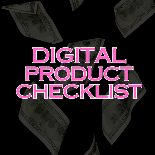 30 Day Digital Product Checklist